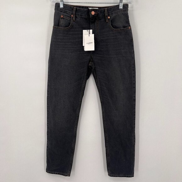 Isabel Marant Cliff Faded Black Jeans Women's  USA Size 26-27 NWT - Picture 1 of 8